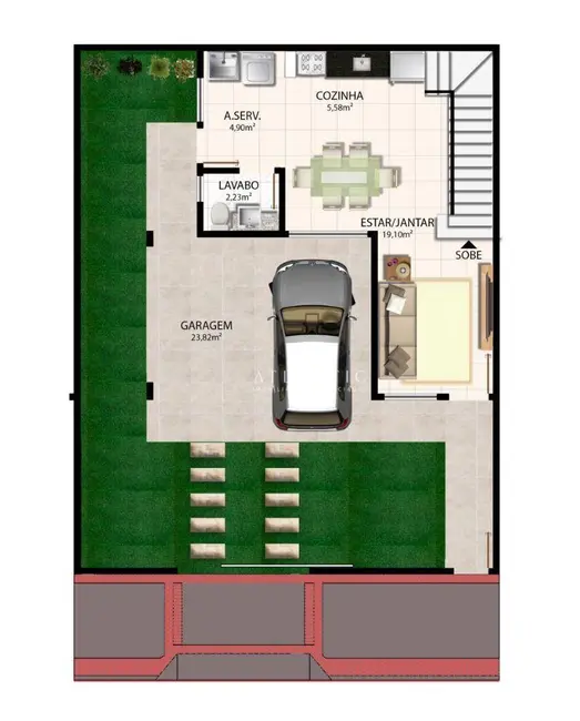 Casa de Condomínio com 3 quartos à venda, 360m2 em Interlagos, Vila Velha - ES - imagem 8 Foto 8 de Casa de Condomínio com 3 quartos à venda, 360m2 em Interlagos, Vila Velha - ES