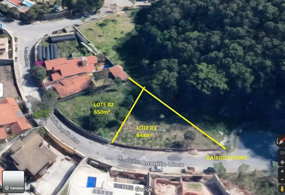 Foto 7 de Terreno / Lote à venda, 1298m2 em Estoril, Belo Horizonte - MG
