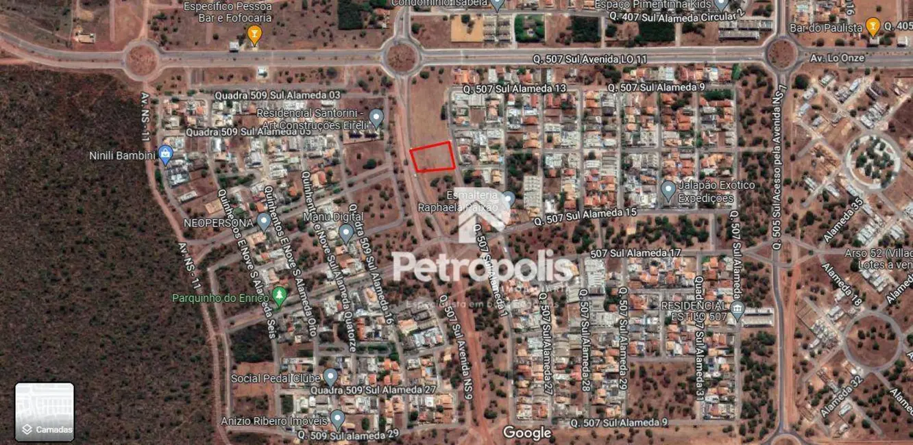 Foto 1 de Terreno / Lote à venda, 201756m2 em Plano Diretor Sul, Palmas - TO