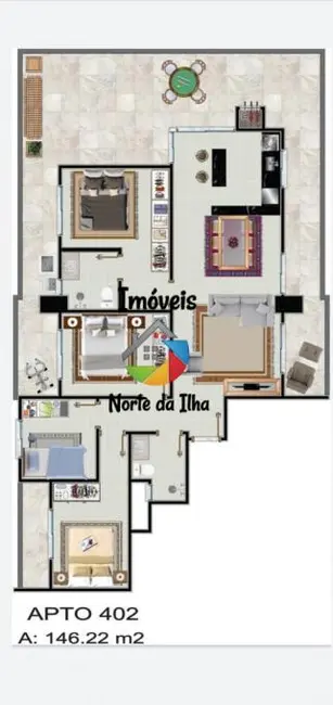 Foto 6 de Apartamento com 2 quartos à venda, 63m2 em Ingleses do Rio Vermelho, Florianopolis - SC