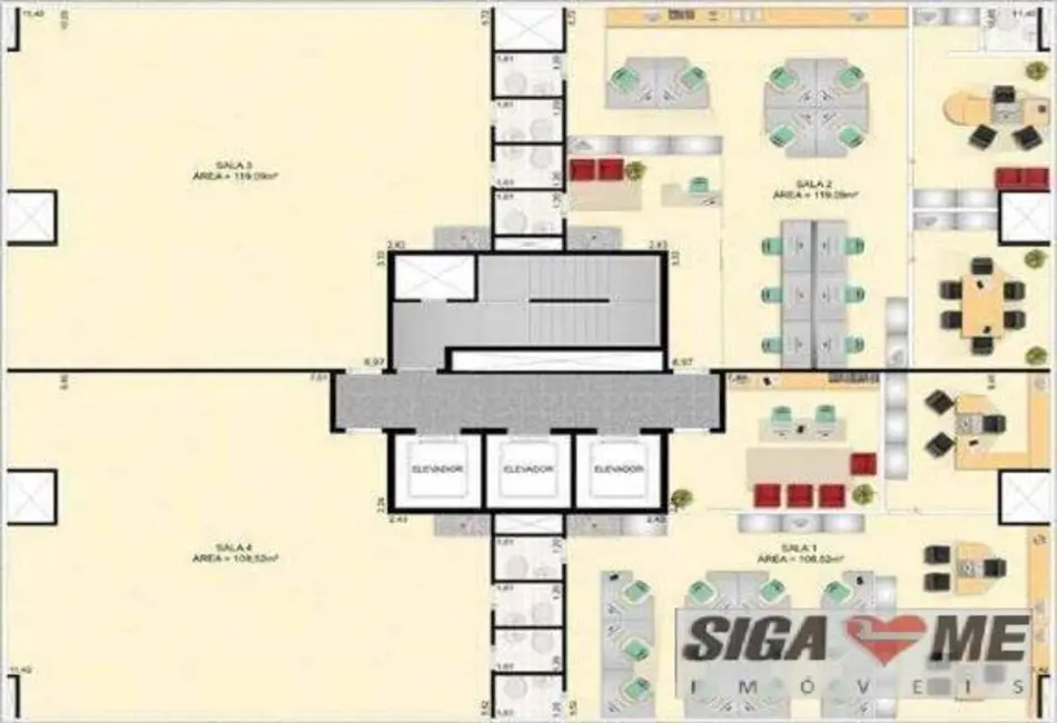 Sala Comercial à venda, 108m2 em Planalto Paulista, São Paulo - SP - imagem 4 Foto 4 de Sala Comercial à venda, 108m2 em Planalto Paulista, São Paulo - SP
