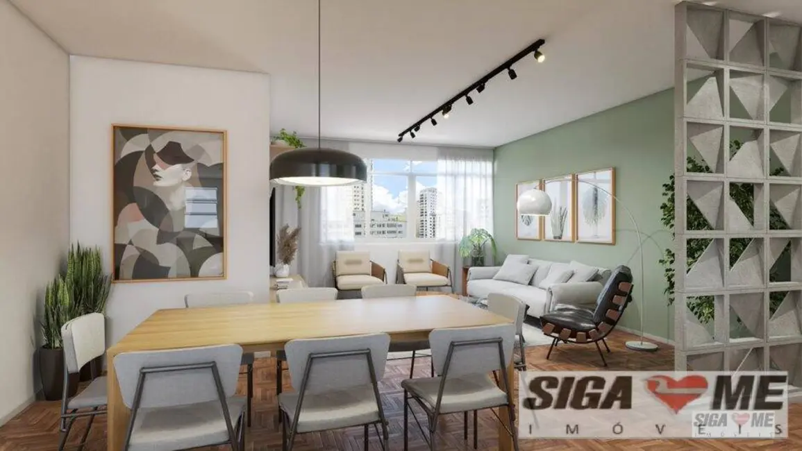 Apartamento com 3 quartos à venda, 156m2 em Santa Cecília, São Paulo - SP - imagem 5 Foto 5 de Apartamento com 3 quartos à venda, 156m2 em Santa Cecília, São Paulo - SP