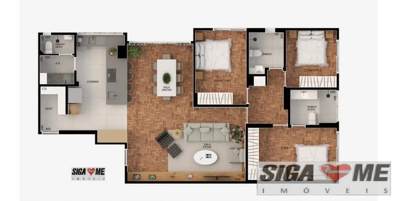 Foto 2 de Apartamento com 3 quartos à venda, 122m2 em Santa Cecília, São Paulo - SP