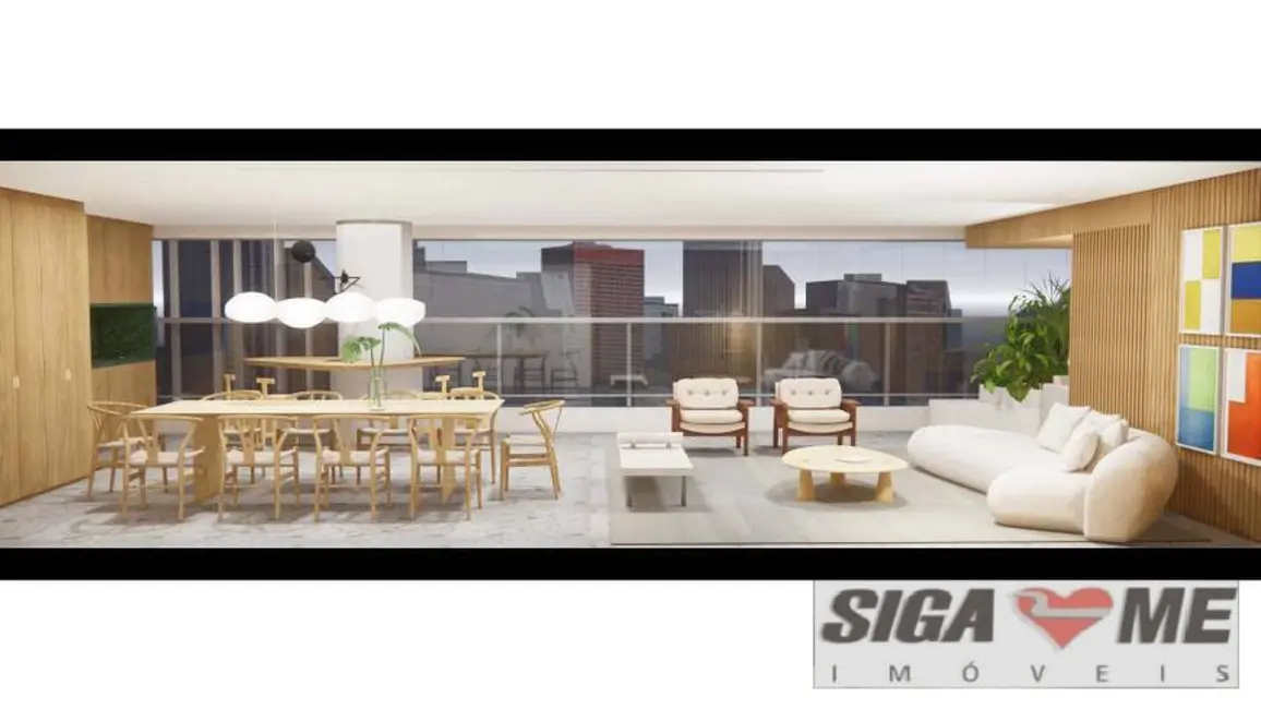 Apartamento com 4 quartos à venda, 210m2 em Campo Belo, São Paulo - SP - imagem 8 Foto 8 de Apartamento com 4 quartos à venda, 210m2 em Campo Belo, São Paulo - SP