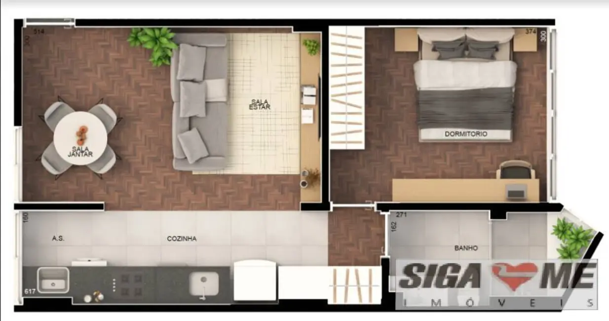 Foto 8 de Apartamento com 1 quarto à venda, 48m2 em Campos Elíseos, São Paulo - SP