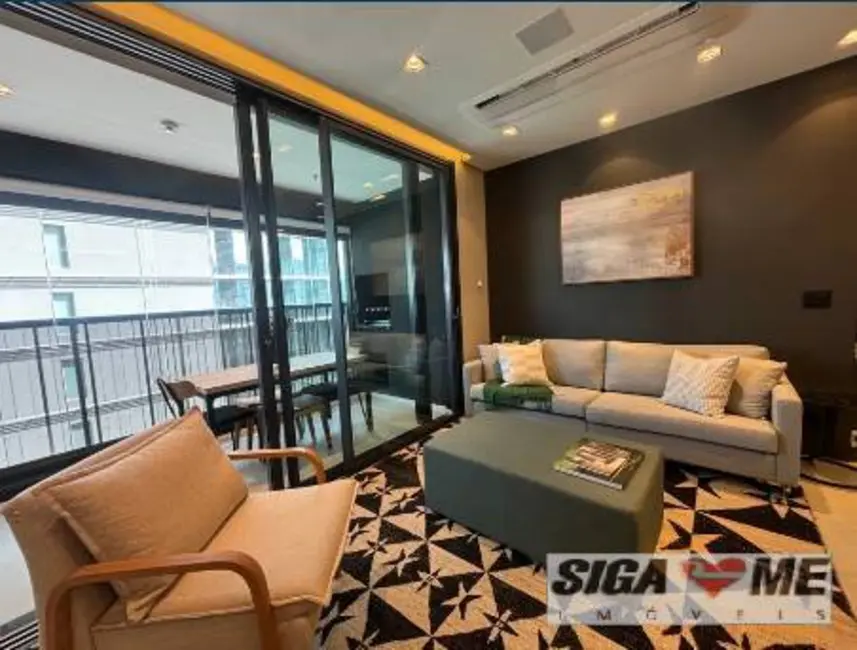 Foto 7 de Loft / Flat com 1 quarto para alugar, 77m2 em Jardim das Acácias, São Paulo - SP