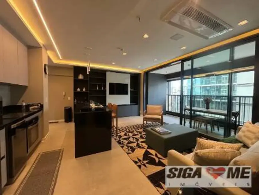 Foto 8 de Loft / Flat com 1 quarto para alugar, 77m2 em Jardim das Acácias, São Paulo - SP