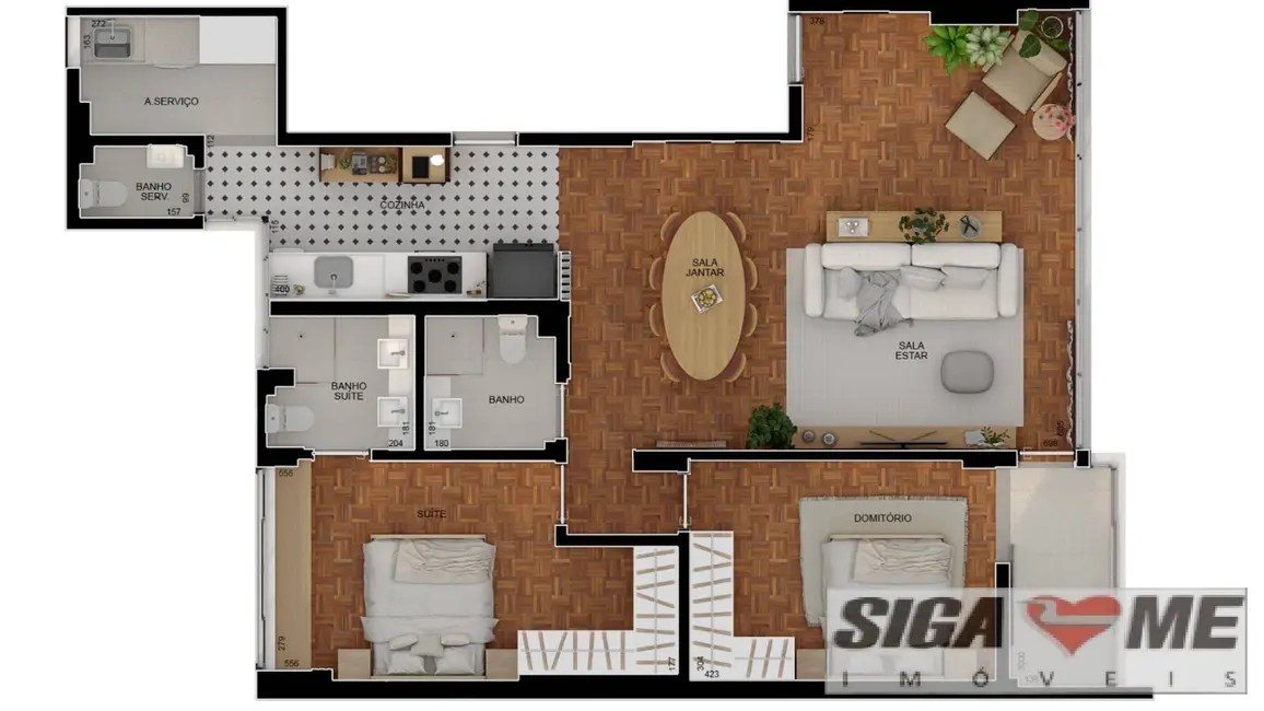 Foto 3 de Apartamento com 2 quartos à venda, 98m2 em Higienópolis, São Paulo - SP