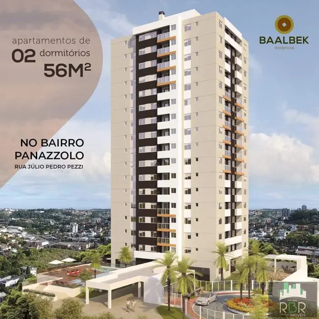Foto 1 de Apartamento com 2 quartos à venda, 56m2 em Panazzolo, Caxias Do Sul - RS