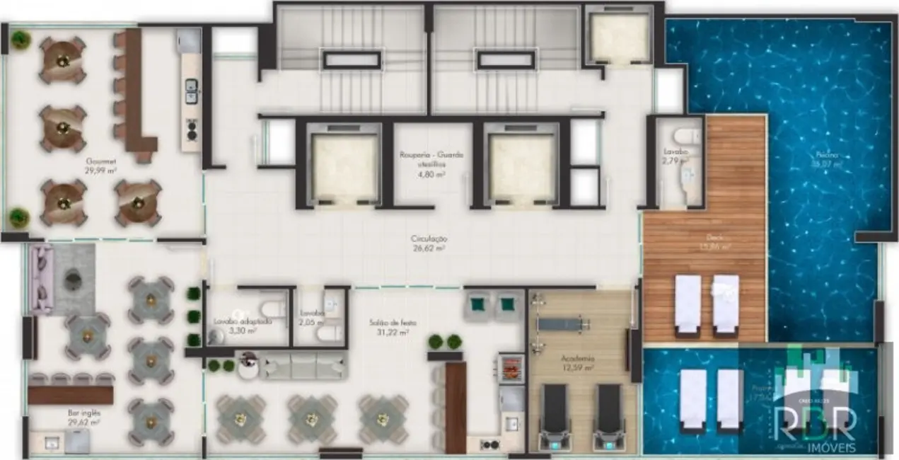 Loft / Flat com 2 quartos à venda, 40m2 em Meia Praia, Itapema - SC - imagem 9 Foto 9 de Loft / Flat com 2 quartos à venda, 40m2 em Meia Praia, Itapema - SC