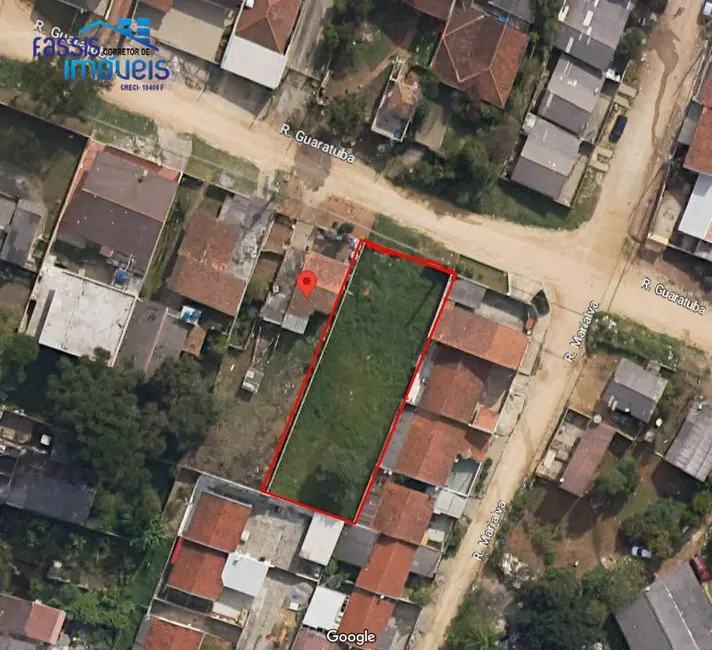 Foto 8 de Terreno / Lote à venda, 560m2 em Guaraituba, Colombo - PR