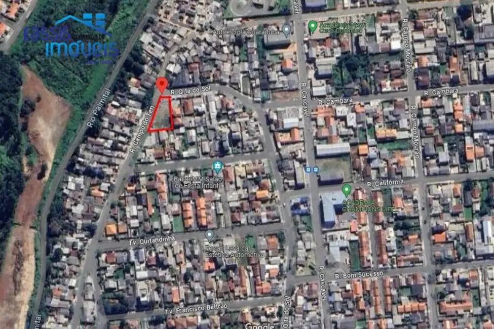 Foto 3 de Terreno / Lote à venda, 700m2 em Guaraituba, Colombo - PR