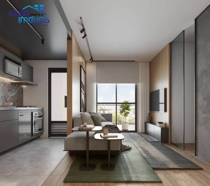 Foto 2 de Apartamento com 3 quartos à venda, 65m2 em Centro, Curitiba - PR