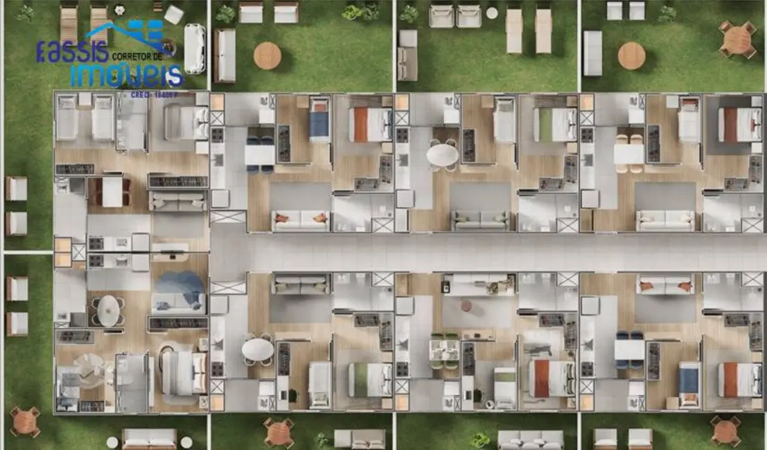 Apartamento com 2 quartos à venda, 48m2 em Vargem Grande, Pinhais - PR - imagem 2 Foto 2 de Apartamento com 2 quartos à venda, 48m2 em Vargem Grande, Pinhais - PR