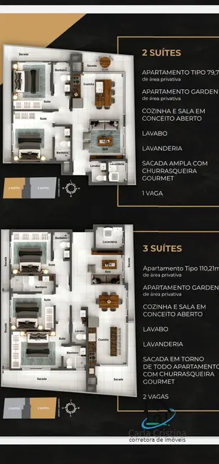 Apartamento com 3 quartos à venda, 163m2 em Matinhos - PR - imagem 6 Foto 6 de Apartamento com 3 quartos à venda, 163m2 em Matinhos - PR