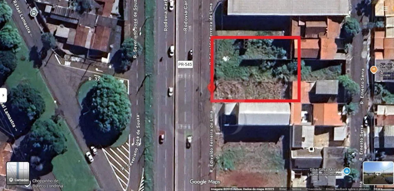 Foto 4 de Terreno / Lote à venda, 306m2 em Jardim Tropical, Londrina - PR