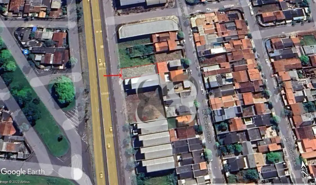 Foto 1 de Terreno / Lote à venda, 306m2 em Jardim Tropical, Londrina - PR