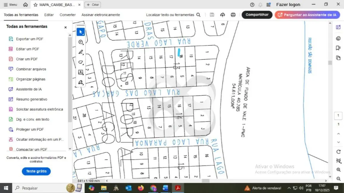 Foto 5 de Terreno / Lote à venda, 450m2 em Jardim do Lago, Cambe - PR