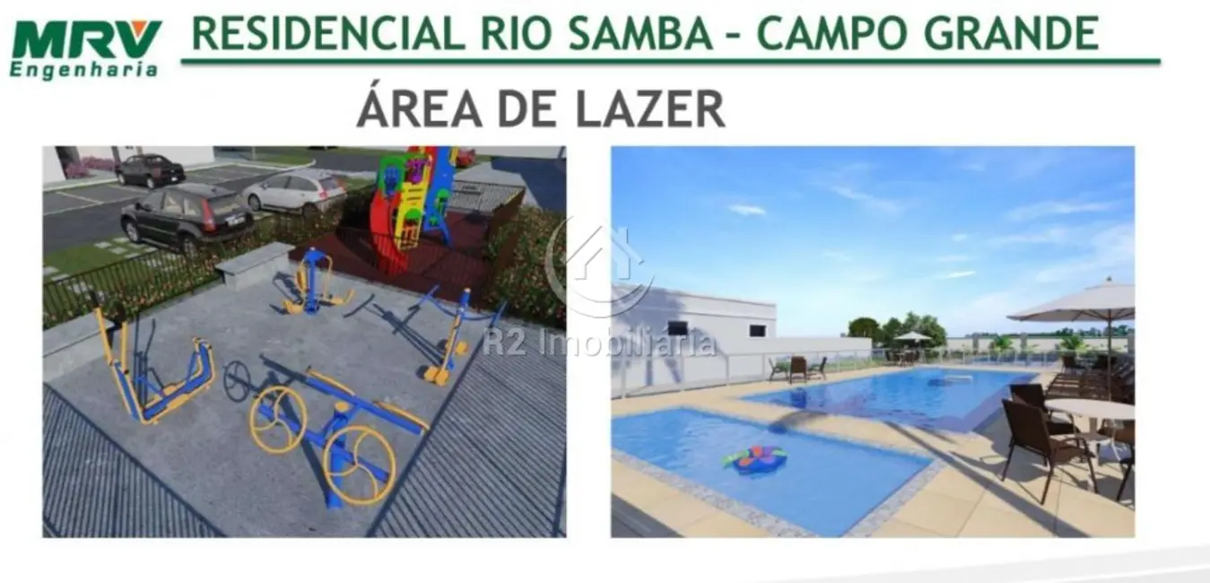 Foto 3 de Apartamento com 2 quartos à venda, 42m2 em Campo Grande, Rio De Janeiro - RJ