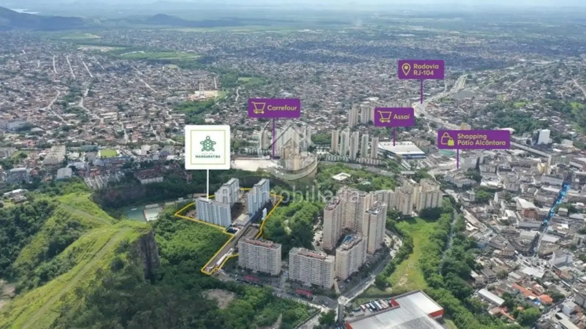 Foto 3 de Apartamento com 2 quartos à venda, 46m2 em Alcântara, Sao Goncalo - RJ