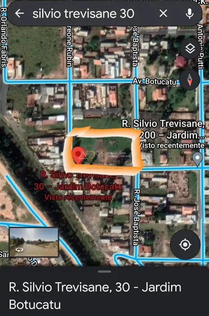 Foto 1 de Terreno / Lote à venda, 2560m2 em Jardim Botucatu (Rubião Júnior), Botucatu - SP