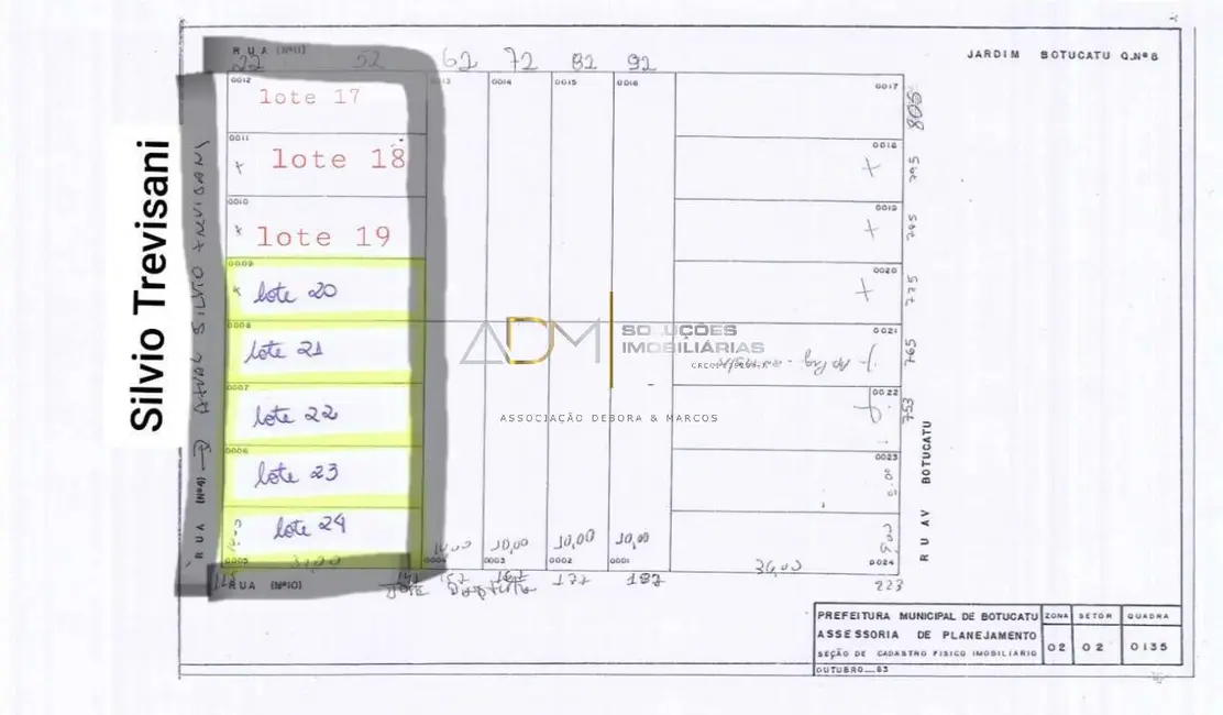 Foto 3 de Terreno / Lote à venda, 2560m2 em Jardim Botucatu (Rubião Júnior), Botucatu - SP