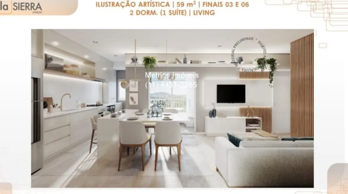Apartamento com 2 quartos à venda, 59m2 em Medeiros, Jundiai - SP - imagem 7 Foto 7 de Apartamento com 2 quartos à venda, 59m2 em Medeiros, Jundiai - SP