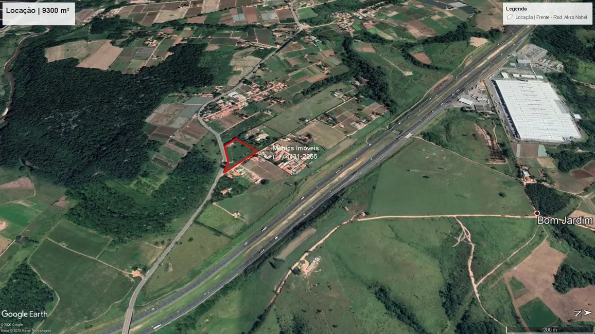 Foto 4 de Terreno / Lote para alugar, 3000m2 em Bom Jardim, Jundiai - SP