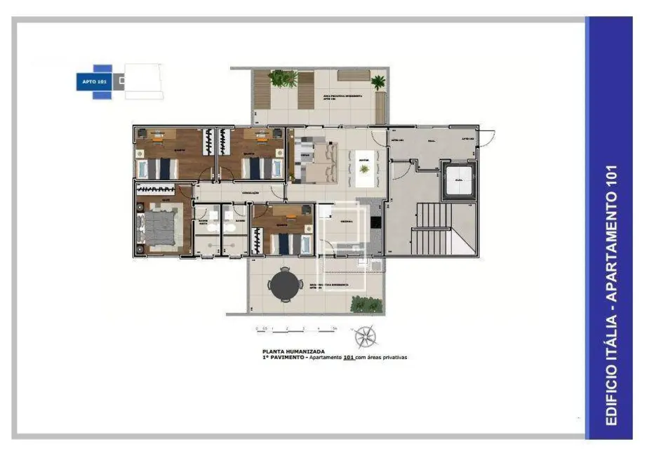 Foto 2 de Apartamento com 3 quartos à venda, 136m2 em Ana Lúcia, Sabara - MG