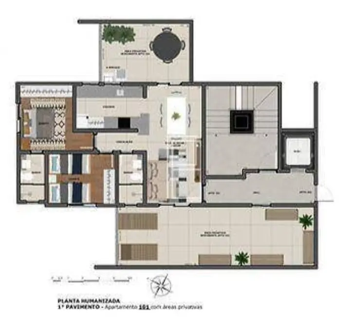 Foto 2 de Apartamento com 2 quartos à venda, 54m2 em Ana Lúcia, Sabara - MG