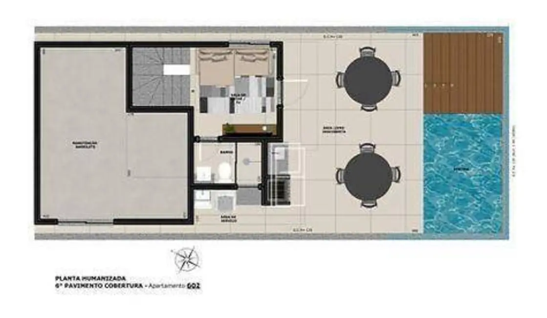 Cobertura com 2 quartos à venda, 114m2 em Ana Lúcia, Sabara - MG - imagem 5 Foto 5 de Cobertura com 2 quartos à venda, 114m2 em Ana Lúcia, Sabara - MG