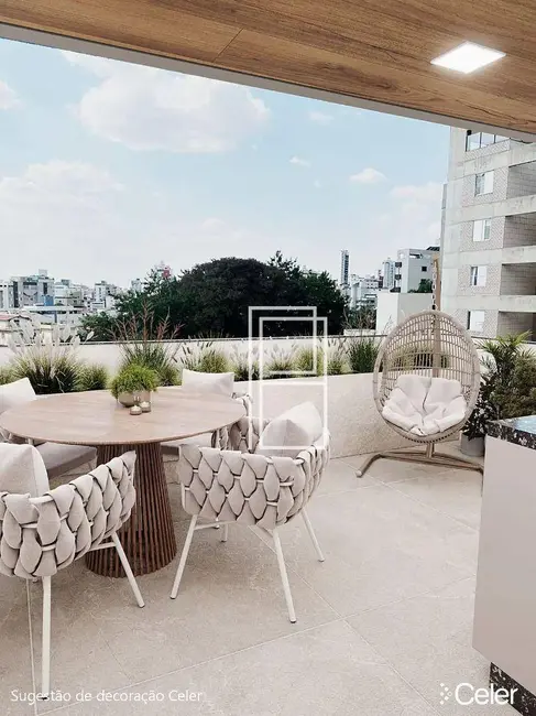 Foto 2 de Cobertura com 3 quartos à venda, 148m2 em Sagrada Família, Belo Horizonte - MG