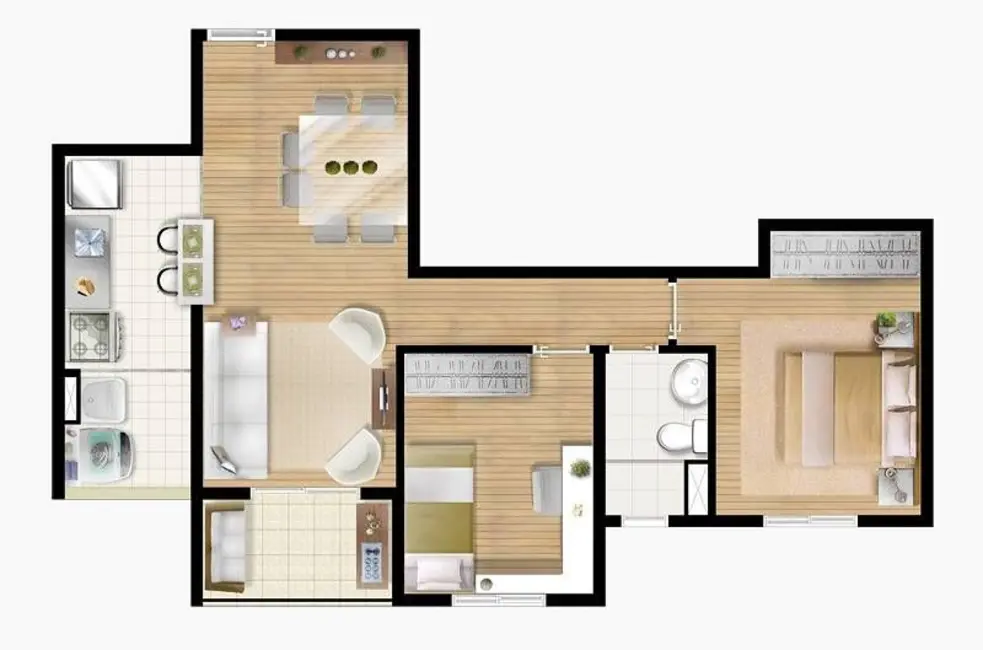 Apartamento com 2 quartos à venda, 53m2 em Lapa, São Paulo - SP - imagem 9 Foto 9 de Apartamento com 2 quartos à venda, 53m2 em Lapa, São Paulo - SP