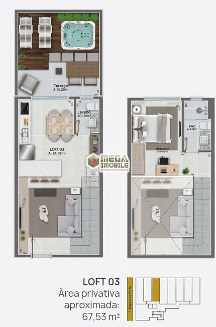 Foto 2 de Apartamento com 1 quarto à venda, 43m2 em Carvoeira, Florianopolis - SC