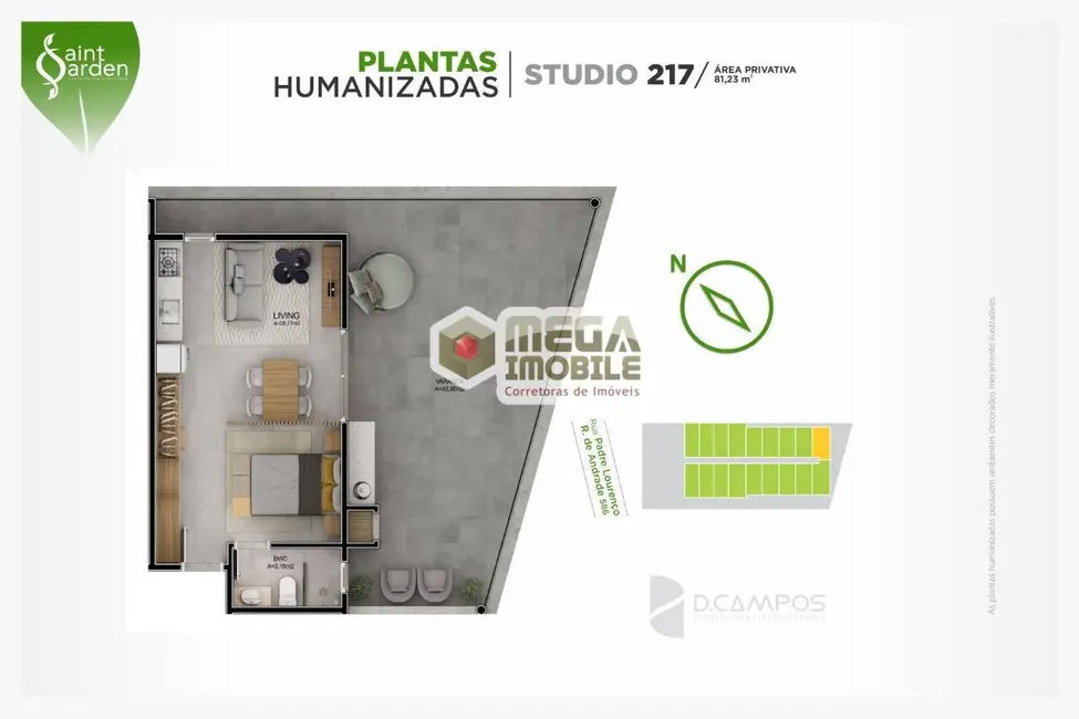 Foto 2 de Apartamento com 1 quarto à venda, 76m2 em Santo Antônio de Lisboa, Florianopolis - SC