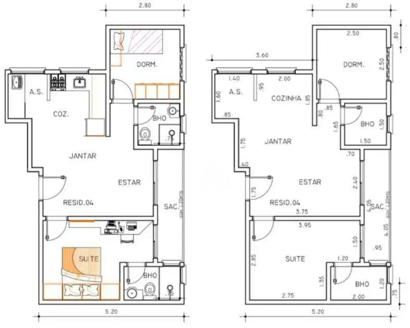 Foto 7 de Apartamento com 2 quartos à venda e para alugar, 51m2 em Vila Curuçá, Santo Andre - SP