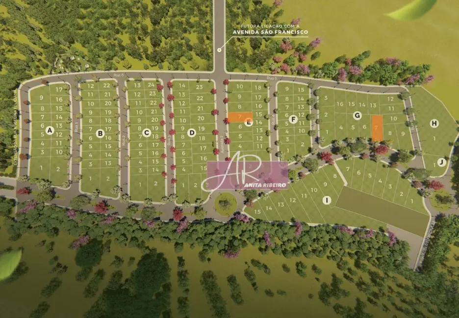 Foto 1 de Terreno / Lote à venda, 360m2 em Pouso Alegre - MG