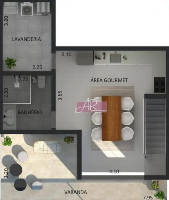 Apartamento com 3 quartos à venda, 175m2 em Pouso Alegre - MG - imagem 5 Foto 5 de Apartamento com 3 quartos à venda, 175m2 em Pouso Alegre - MG