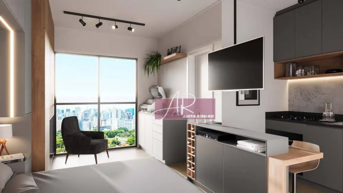 Foto 4 de Loft / Flat com 1 quarto à venda, 32m2 em Centro, Pouso Alegre - MG
