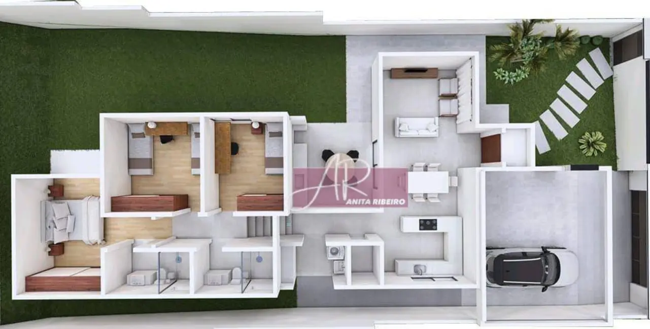 Foto 2 de Casa com 3 quartos à venda, 300m2 em Buritis, Pouso Alegre - MG
