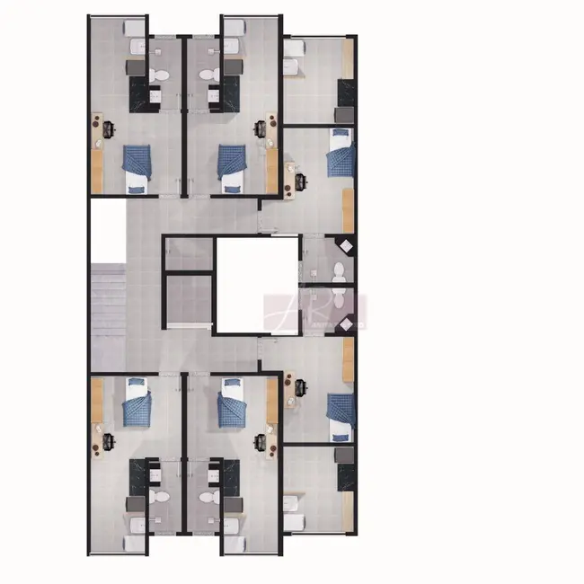 Kitnet com 1 quarto à venda, 23m2 em Parque Real, Pouso Alegre - MG - imagem 5 Foto 5 de Kitnet com 1 quarto à venda, 23m2 em Parque Real, Pouso Alegre - MG