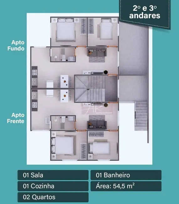 Apartamento com 2 quartos à venda, 54m2 em Pão de Açúcar, Pouso Alegre - MG - imagem 4 Foto 4 de Apartamento com 2 quartos à venda, 54m2 em Pão de Açúcar, Pouso Alegre - MG
