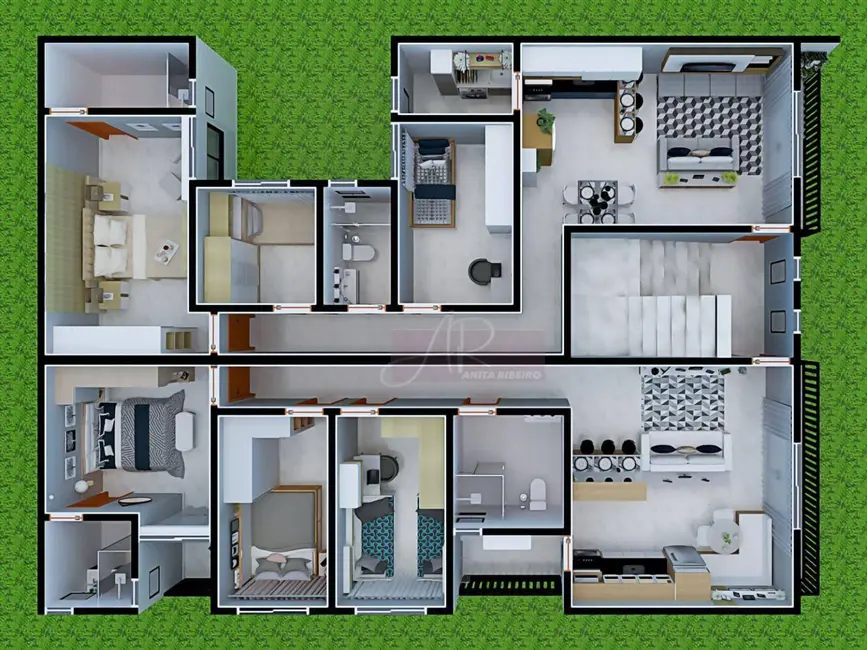 Foto 4 de Apartamento com 3 quartos à venda, 85m2 em Cidade Vergani, Pouso Alegre - MG