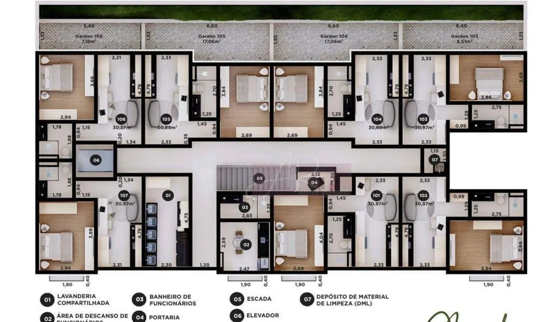 Foto 4 de Apartamento com 1 quarto à venda, 30m2 em Pouso Alegre - MG