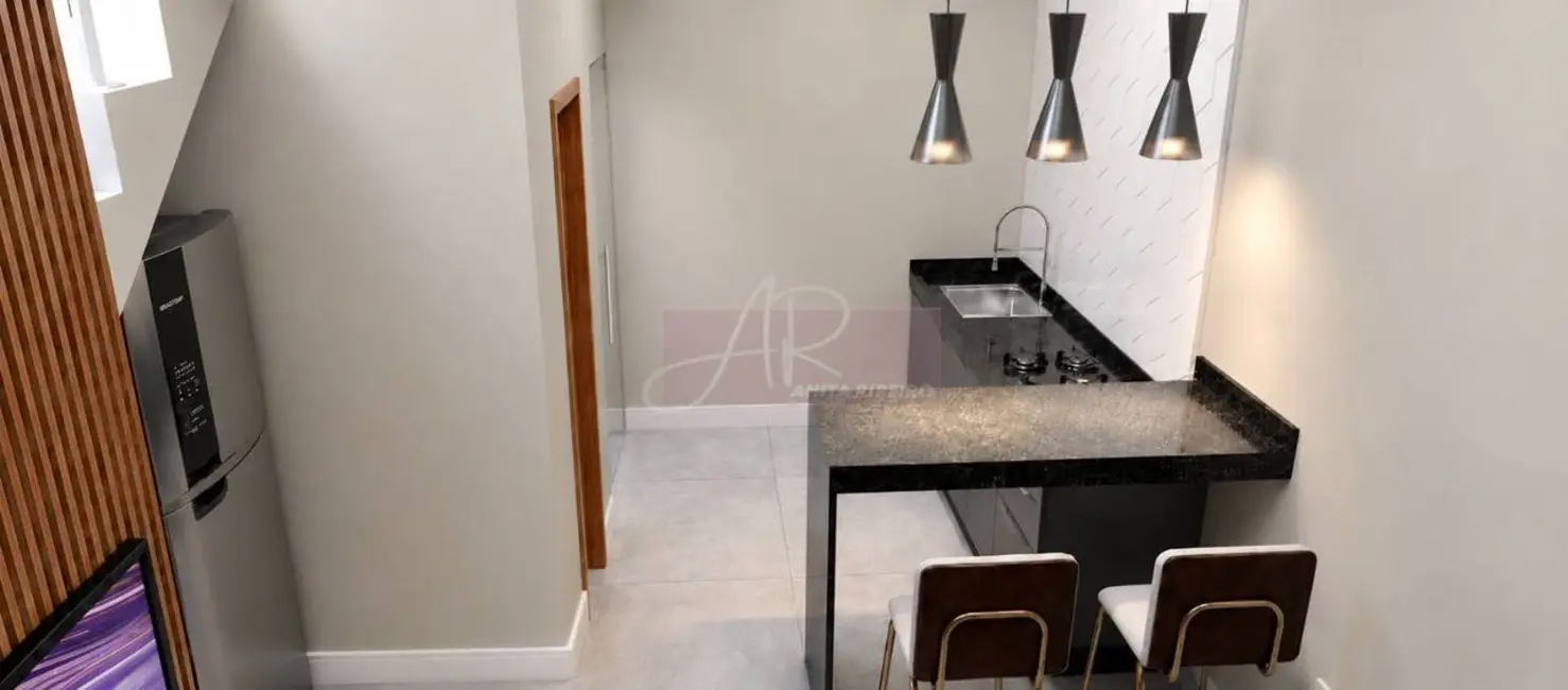 Foto 4 de Loft / Flat com 1 quarto à venda, 40m2 em Parque Real, Pouso Alegre - MG