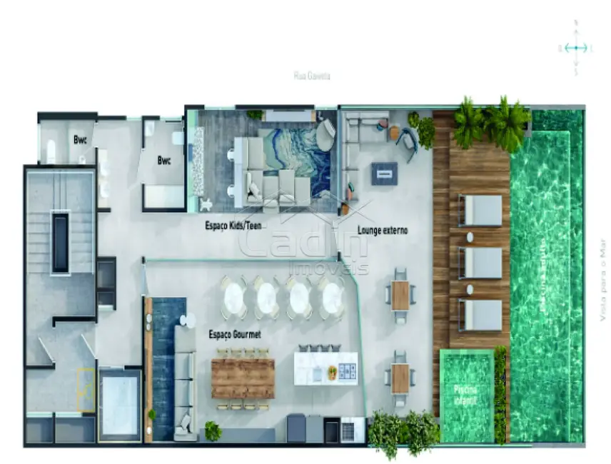 Foto 2 de Apartamento com 3 quartos à venda, 106m2 em Balneario Picarras - SC