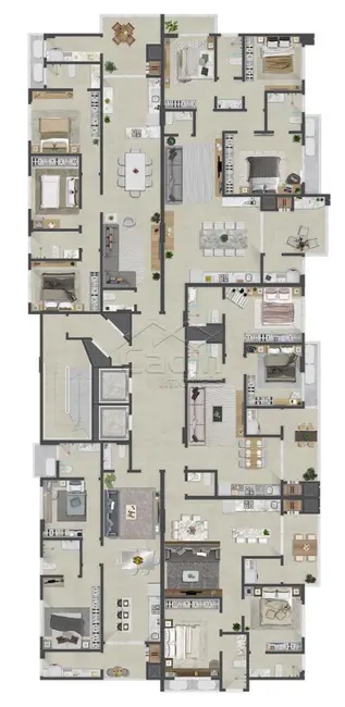 Foto 2 de Apartamento com 3 quartos à venda, 104m2 em Navegantes - SC