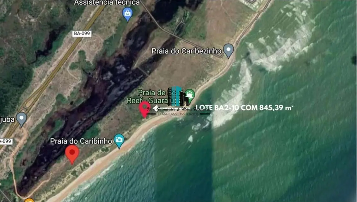 Foto 3 de Terreno / Lote à venda, 845m2 em Camacari - BA