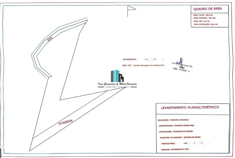 Fazenda / Haras à venda, 900000m2 em Andarai - BA - imagem 8 Foto 8 de Fazenda / Haras à venda, 900000m2 em Andarai - BA