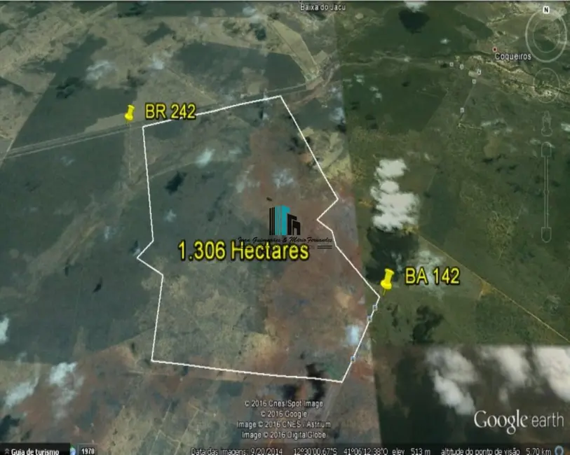 Foto 1 de Fazenda / Haras à venda, 13060000m2 em Andarai - BA